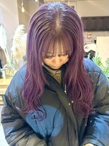 ディッセンバー 神宮前(December) 紫カラー/ぶどうカラー/暖色パープル/ブリーチカラー/渋谷