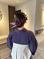 ヘアースタジオ エフ(Hair studio f) 卒業式ヘア/袴アレンジ