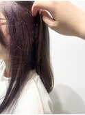 インナーカラー × 紫