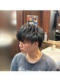 刈り上げないツーブロマッシュ