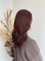 アンジュール&nbsp;ブリーチなしカラー暖色×イノアカラー