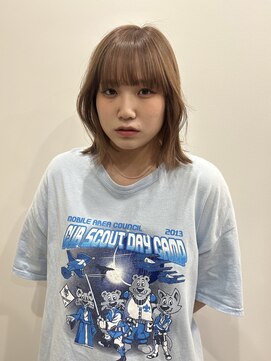 ゼストララ(ZEST Lara) ロブ×外巻きスタイリング【吉祥寺】斎藤百花