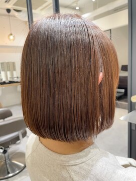 クラップス 弘明寺店(CLAPS) ミニボブ×ベージュブラウン