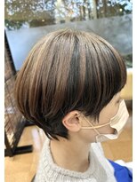 イツミヘアーループ(itsumi)&nbsp;マッシュショート☆アンブレラカラー