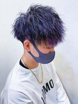 ルースト 京都駅前店(ROOST) パープルメッシュツイスパマッシュ