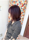 暗髪ボルドーカラー《ハッシュカット》