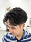 フェザーパーマ/MEN’S HAIR/藤沢