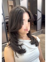 ジーナ 池袋(Zina) 髪質改善 韓国トレンドザクザクレイヤーカット Zina池袋小林優