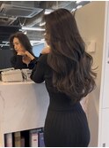 韓国ヘアスーパーロングレイヤーカット　千葉