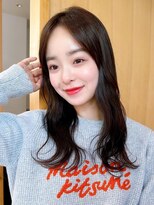 セイドット オモテサンドウ(Say. omotesando)&nbsp;Say.ロングレイヤーオリーブグレーへーゼルグレージュ暗めカラー