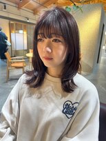 トップヘアーテラス(TOPHAIR TERRACE) くびれレイヤー/パープルアッシュ