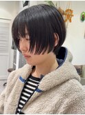 [黒髪×ショート]