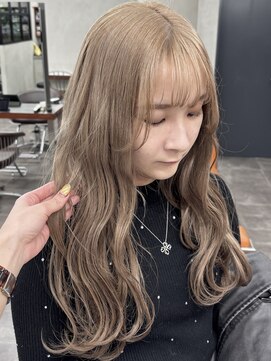 ニコ トウキョウ 渋谷(nico TOKYO) ミルクティーベージュダブルカラーハイトーン韓国レイヤー