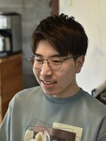 リム メンズヘア(LIM men's hair) 爽やかアップバングマッシュ【メンズカット/倉敷/中島/美容院】