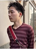 メンズ/スパイキーショート/ピンパーマ