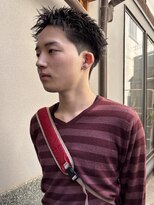 テラス バイ イオエ 京都烏丸御池店(Terrace. by ioe)&nbsp;メンズ/スパイキーショート/ピンパーマ