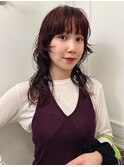 【栄】ウルフレイヤー×ダークレッドカラー