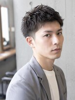 MEN'S salon Rue de noel メンズカット/パーマ/眉毛【ルード ノエル】&nbsp;Men's_ショート_ツーブロック_アッシュブラウン
