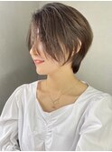 ハンサムショートレイヤー × ダークアッシュ