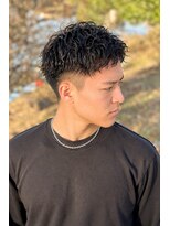 ドリームキャッチャー(Dream Catcher)&nbsp;ツイストスパイラルメンズフェードミックスパーマ