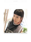 外ハネスタイル