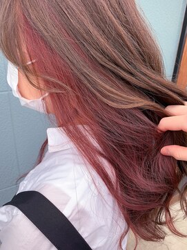 ヘアーデザインサロン スワッグ(Hair design salon SWAG) インナーピンク