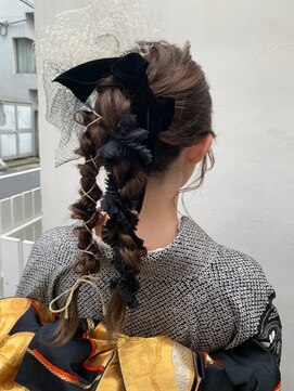 トルネード(TORNADO) 着物卒業式袴着付けアップスタイルメイク