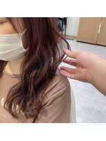 アミューズ(amu se) long pink-red color amu★se 代々木