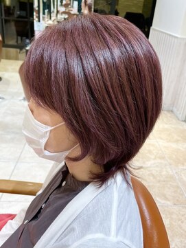 ネオリーブソラ 相模大野店(Neolive sola) 白髪ぼかしハイライト　ラベンダーパープル　20代/30代/40代　◎