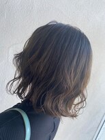 ビビグランジュテ(BiBi)&nbsp;高知　南国市　BiBi glandjete 切りっぱなし　オリーブカラー