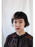 ウェーブショートボブ