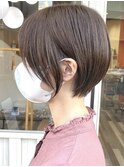 Gem Hair Studio 姉崎 かわいい丸みショート/シアカラー