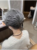 クセを生かしたショートスタイル