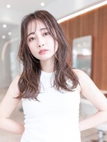 ハバナ 渋谷(HAVANA)&nbsp;20代30代大人可愛いグレージュカラー斜めバングショートボブ