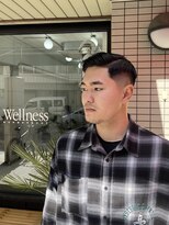 ウェルネス(Wellness)&nbsp;サイドパート　スキンフェード