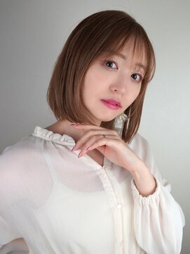 エステージ 喜連店(S-TAGE) 丸みボブ×ツヤベージュ