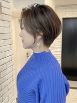 ヘアメイク シンズ レインボー(Hair Make SHIN'S RAINBOW)&nbsp;ショートボブ/大人巻き/ぷつっとボブ/ナチュラルモード/高松