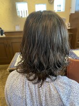 【パーマのこだわり】弾力・潤いのあるカール感を