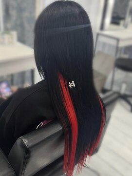 ネオボックス 心斎橋 アメ村(NEOBOX) 【黒髪ロング/赤インナー】