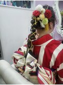 『Merci』成人式あみおろしヘアセット☆