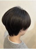 大人可愛い20代30代40代「ナチュラル小顔ショート」