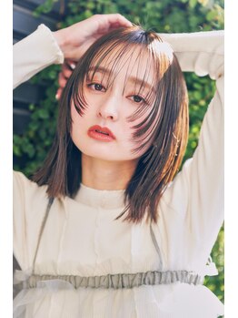 コア(CoRe.gn)の写真/顔周りの毛流れで印象を変える！計算されたトレンド感のある顔周りレイヤーで、雰囲気もおしゃれに◎