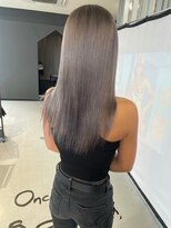 キング 高槻(K!ng) ハイライトカラーミルクティーベージュケアブリーチダブルカラー