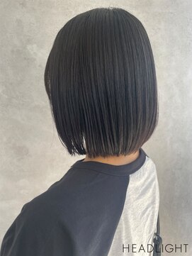 アーサス ヘアー デザイン 亀有店(Ursus hair Design by HEADLIGHT) ワンレンボブ×ブルーブラックカラー