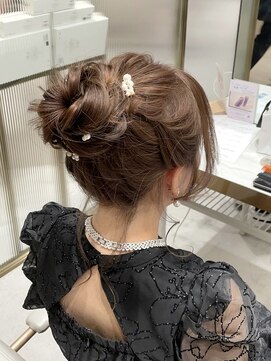 NLY おだんごヘア