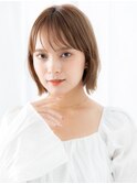 透明感ブリーチなし大人可愛い小顔ボブg小山20代30代40代