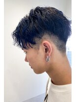 サロウィン 那覇店(SALOWIN)&nbsp;メンズカット刈り上げマッシュ波巻きツイストスパイラルパーマ