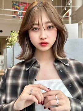 ミンクス渋谷スマートサロン(MINX shibuya smart salon) イメチェン前髪小顔こなれミディ_渋谷/表参道