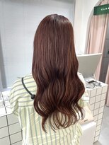 ヘアー アイス カンナ(HAIR ICI Canna)&nbsp;大人可愛い/ツヤ感オレンジブラウンカラー