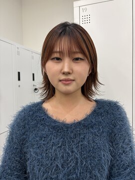 サンド 大阪梅田(sand) @eri_sand_ ボブルフ/黒髪/ネビージュ/小顔/ワンレン/大阪梅田